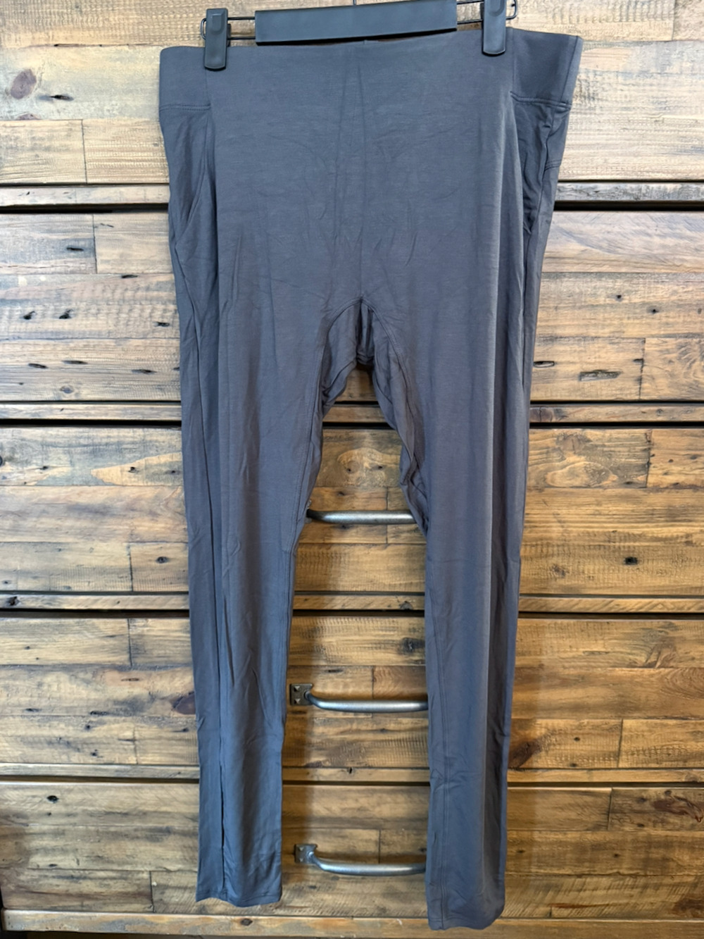 Lunya Pajama Pants Womens Large Gray Modal Jersey Sleep Lounge Made USA NEW
